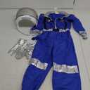 Spooktacular Creations Halloween Astronaut Costume for Kids, Unisex Astronaut Outfit, Toddler Pilot Jumpsuit for Themed Party (M (8-10 YRS), Blue)