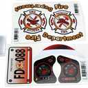 Toy Restore Replacement Stickers Fits Little Tikes 30th Cozy Coupe Firetruck Fire