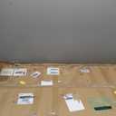 3D Wall Panels - 4PCS 47.2"x23.6" Faux Stone Wall Covering - MCM Modified Clay Material for Home Art, Accent Brick, Modern Exterior/Interior Decoration, Covering 31 sq.ft Cement Grey