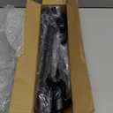 PHITRIC Flag Pole Kit, Tangle Free Spinning Stainless Steel Rustproof Flagpole for 3x5 Sports Fan Outdoor Flags for Outside House (Black, 5FT, with Bracket)