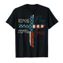 USA Flag Religious Quote 4th of July Christian Faith T-Shirt, S