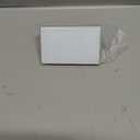 Smart Light Switch,2-Button,Aluminum Frame, Neutral Required,2.4GHz, Tuya Smart Life App,Voice Control,2.5D Curved-Edge Tempered Glass Panel,White (White Single Gang)