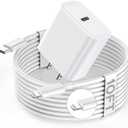 Apple Fast Charger, 10FT Extra Long Fast iPhone Charger Travel Plug Adapter Super Quick Apple Charging USB C Wall Charge Block with 10Foot Lightning Cable Cord for iPhone 14/13/12/11/X/XR/SE2022/iPad