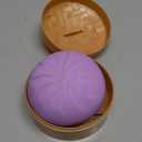 Giant Glitter Dumpling,Giant Dumpling Squish-y,Cute Anxiety Relief Fidget Toy,Jumbo Squishy Toy with Steamer Box,Soft Squeeze Decompression Dough for Adults& Kids (Purple)