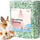 BUCATSTATE Hamster Bedding 70L, 99% Dust-Free Guinea Pig Paper Bedding Odor Control Paper Bedding, Cozy Small Animal Bedding for Rabbit Rat Syrian Dwarf Hamsters Gerbils (Mint)