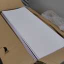 Hoolerry 5 Pcs Wire Shelf Covers Foamed PVC Wire Rack Covers for Removable Closet (Not Wood) Pantry Shelves for Cabinet Bathroom Kitchen Shelving Decoration(White,31x12 Inch)