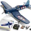 volantexrc Brushless RC Plane, 4 Channel Remote Control Airplanes with 6-Axis Gyro,3 Modes & Aerobatics, 2.4GHz Radio Controlled Aircraft for Beginners & Adults, 500Mm