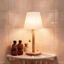 Cordless Shower Lamp Waterproof, Rechargeable Bathroom Lamp with 16 Color Changeable, Dimmable Table Lamp with Remote Control, LED Night Light for Inside Shower, Outdoor, Bedroom, Restaurant, Camping