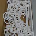 Hsei 5/10/40 Pack Baby Hangers with 10/20/80 Clips, Plastic Kids Pants Hangers for Nursery Closet Top and Bottom Clothes Hanger Set for Newborn Infant Toddler(30 Packs Total,White,10.6 Inch)