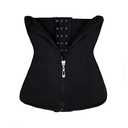 JBIVWW Neoprene Sauna Belt Corset Waist Trainer Double Pressing Cincher Underbust Corset Body Shaper Shapewear Corset Slimming Belt (Color : Black, Size : M)