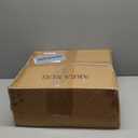 RUGSREAL 8x10 Braided Print Area Rug Washable Rug Non Slip Farmhouse Rustic Floor Carpet Boho Dining Room Carpet Modern Geometric Throw Floor Cover Bohemian Border Rug for Living Room Bedroom, Navy