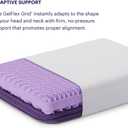 Purple Pillow - GelFlex Grid, Cooling Ergonomic Support for Side, Back, Stomach Sleepers - Adjustable Boosters for Personalized Height, Firm Feeling, Standard Size - Ultra-Durable