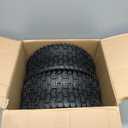 15x6.00-6 Tire and Inner Tube Set, TR-13 Straight Valve Stem, Replacement Riding Mower Front Wheel Assembly, 2 Pack