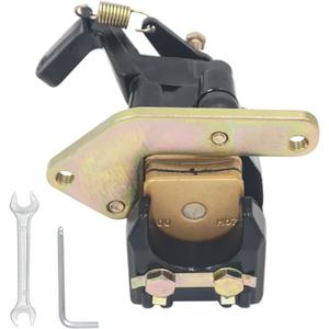 Triumilynn Rear Brake Caliper for Yamaha Warrior 350 1987-2004 / Banshee 350 / Wolverine 350 / Raptor 660 Caliper with Parking Brake # 1UY-2580W-01-00