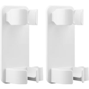 2Pcs Curling Iron Holder Hot Tools Holder,Hair Straightener Holder Wall Mounted Blow Dryer Holder,Hair Tools Organizer for Curling Wands, Hair Straighteners,Combs