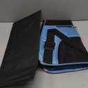 JMOON Soft-Sided Pet Carrier Bag - Airline Approved for Cats and Dogs - Foldable Comfort Travel Carrier (17.5"L x 7.0"W x 11.0"H, Blue)