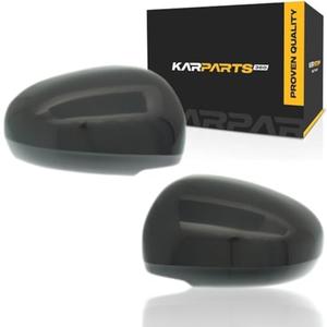 For Toyota Prius 2010 11 12 13 14 2015 Mirror Cover Driver and Passenger Side | Pair | Paint to Match | Plastic | Replacement For 8794547020PTM, 8791547020PTM, Black