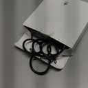 Hotop 30 Pcs Metal Drapery Curtain Rings 0.98/1.26/1.65 inch Interior Diameter and 30 Pcs Hanging Curtain Drapery Pin Hooks for Window Door Shower(32 mm,Black)