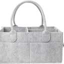 Mr. Pen Baby Diaper Caddy Organizer, Grey, Large, Diaper Organizer, Car Diaper Caddy