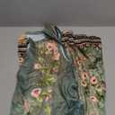 Summer Dresses for Women Casual Sleeveless Sundress Floral Loose Fit Beach Cover Up with Pocket (Small, Dark Sea Green)