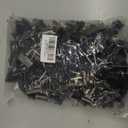 150pcs Binder Clips 1.25 Inches Medium Binder Office Clamps Black Paper Clips and Binder Clip Bulk for Office Supplies, Home, School (Medium)