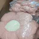 Beeveer 10 Pcs 15.75" Flower Plush Pillow for Sofa, Monochrome, Pink, 15.75 x 15.75 x 2.36 inches