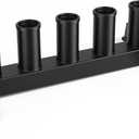 Barbell Storage Rack, 5-Post Weight Bar Holder for 2'' Olympic Bars, Durable Barbell Stand, Space-Saving Floor Stand 500 lb Capacity