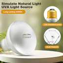 2Pack Reptile Heat Lamp, 150W Reptile Heat Emitter Infrared Basking Spot Light, UVA Daylight Heat Lamp Bulbs for Chickens Coop Reptiles Pets Brooder Use