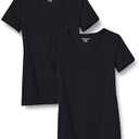 Amazon Essentials Women's Regular-Fit Short-Sleeve T-Shirt (Crewneck and V-Neck Options), Multipacks XXL