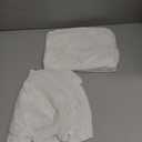 Kwik-Covers 36" Round Fitted Plastic Table Covers, Bundle of 5 (White)