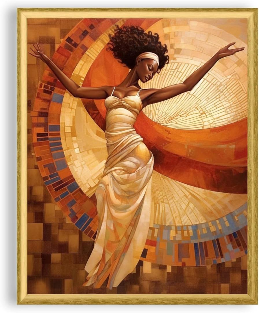 Art Shoppe Framed Print Wall Art, Vintage Wall Dcor for Living Room, Bedroom, Office, High-Resolution Image on Premium Art Paper, 3/4" Frame with Plexiglass Front, Ready to Hang, 17"x21"