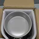 Elevated Dog Bowls, Ceramic Raised Dog Bowl Set with Anti-Slip and Non-Tip Metal Stand, 2 Pack Pet Food and Water Feeding Bowls for Small and Medium Dogs (Gray,3.6 Cups)