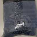 Puncuntex Navy Blue Throw Pillow Covers 1818 Inches Set of 2 Corduroy Boho Decorative Soft Square Striped Cushion Covers for Couch Sofa Living Room 4545CM