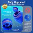 UpgradedMorsatie Reusable 3 & 5 Gallon Water Jug Cap, No Leaking & Popping Open, Food Grade Silicone Replacement Cap for 55mm Standard/Screw/Crown Top Water Bottle & Water Pump Dispenser, 10Pcs