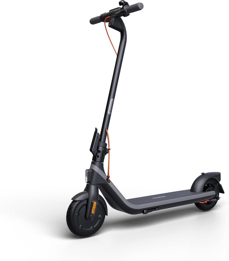 Segway Ninebot Kick Scooter E2 Plus -15.5 Miles - Powerful Motor, 12.4-15.5 Mph, Cruise Control, Front Suspension (ES1L Only), Portable Electric Scooter for Adults, UL-2272 2271 Certified