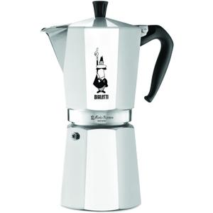 Bialetti - Moka Express: Iconic Stovetop Espresso Maker, Makes Real Italian Coffee, Moka Pot 12 Cups (22 Oz - 670 Ml), Aluminium, Silver