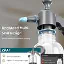 3L Pump Sprayer with 12-Inch Long-Reach Flexible Wand for Garden