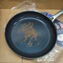 Blue Diamond 12" Nonstick Frying Pan Skillet, Diamond Infused PFAS & PTFE-Free Ceramic Pot, Dishwasher & Oven Safe, Stay Cool Handle, Durable Non Toxic Metal Utensil Safe, Egg & Omelet Pan, Blue