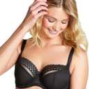 Womens Asher Underwire Balconette (32FF, Black)