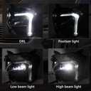 LED Headlight Compatible with Chevy Traverse 2022 2023 2024 w/LED DRL Factory Style Headlamp Assembly w/Bulbs Left Driver Side LH