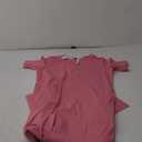 MEROKEETY Summer Maxi Dresses for Women 2026 Vacation Spring Casual Short Sleeve Basic Long T-Shirt Dress Pockets (Small, Dusty Pink)