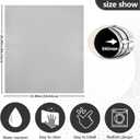 Silver Dishwasher Magnet Cover Magnetic Sticker Dish Washer Door Panel Cover Fridge Kitchen Appliance Magnet Decal Sheet Decor 23x26 inch