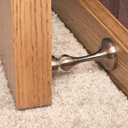 SOSS Zinc Magnetic Door Stop with Hidden Screw Mounts, White Exterior Finish, MDHBWH-HS, 7 x 1 inches