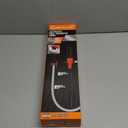 Portable Transfer Pump Battery Operated Electric Siphon Pump for Gas, Fuel, Diesel, Water Transfer 2.4 GPM Flow Oil Extractor, 47 Inches Hose-Easy to Use Hand Fuel Pump, Multi-Use Siphon Transfer Pump (1 Pack of Orange)