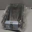 INCLY 4 Pack Pegboard Baskets Bins Set, 4 Size Square Style Black Metal Wire Basket for Any Peg Board Organizing Tools, Pegboard Accessories for Workbench Garage Wall Storage Attachments