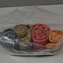 Momcozy Muslin Swaddle Blankets for Baby Boys and Girls, 4-Pack Breathable and Skin-Friendly Receiving Blanket Wrap, Baby Essentials, Registry & Gift, 47 x 47 inches (Brown)