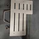 Bobrick Reversible Folding Shower Seat, White/Stainless Steel