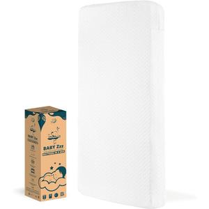 Dream On Me 2-in-1 Baby Zzz Crib & Toddler Mattress, GREENGUARD Gold