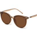 Livho Polarized Sunglasses, Retro & Oversized Shades for Women with Round Lenses