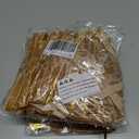 3 x 30 Pcs Christmas Velvet Wreath Bow, 5 x 7 Inch Vintage Velvet Ribbon Bows Rustic Crafts Gift Bows for Indoor Outdoor Wreaths Garland Holiday Xmas Tree Wrapping Crafts (Khaki, Width of 3/8")